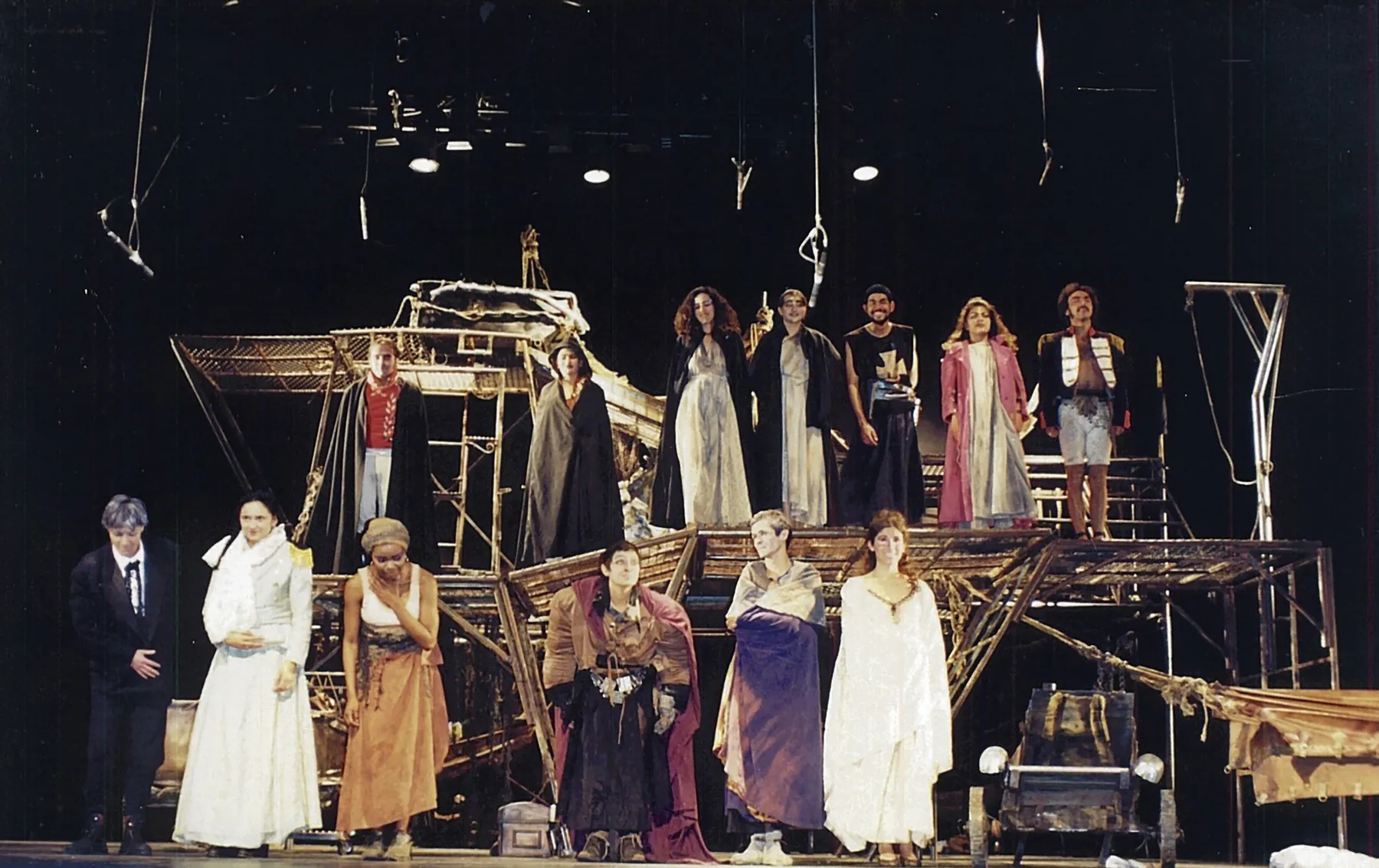 Escena final de En sueños de Bolívar