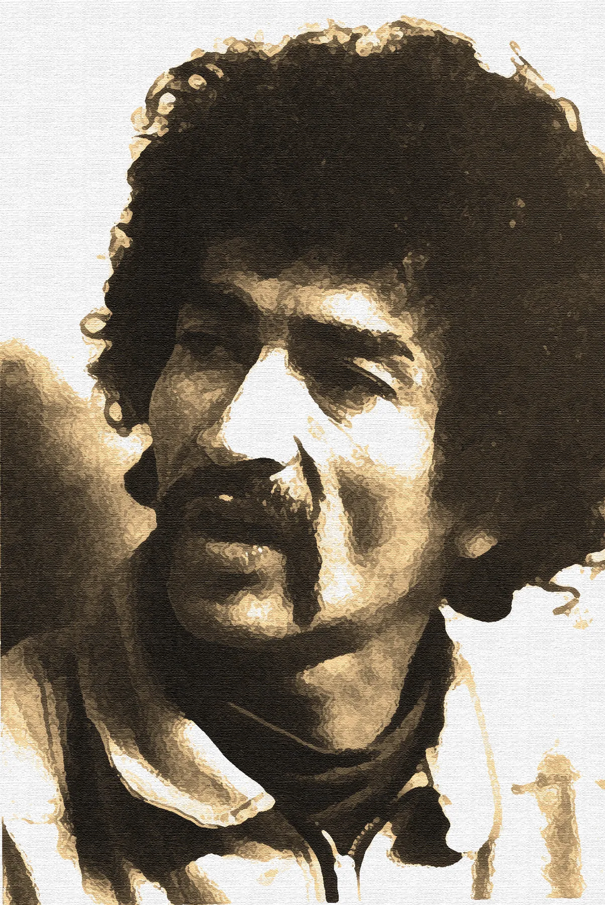 Retrato sepia de Eddy Armando Rodríguez
